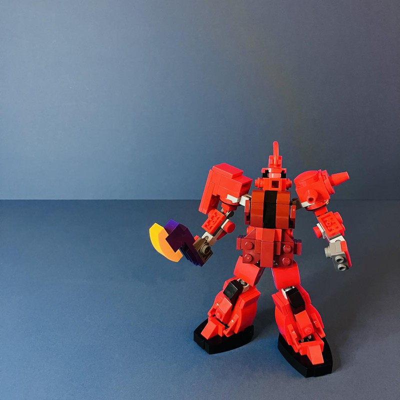 LEGO MOC SF-009 Zaku II (Red) by TheLegoGuy31 | Rebrickable - Build ...