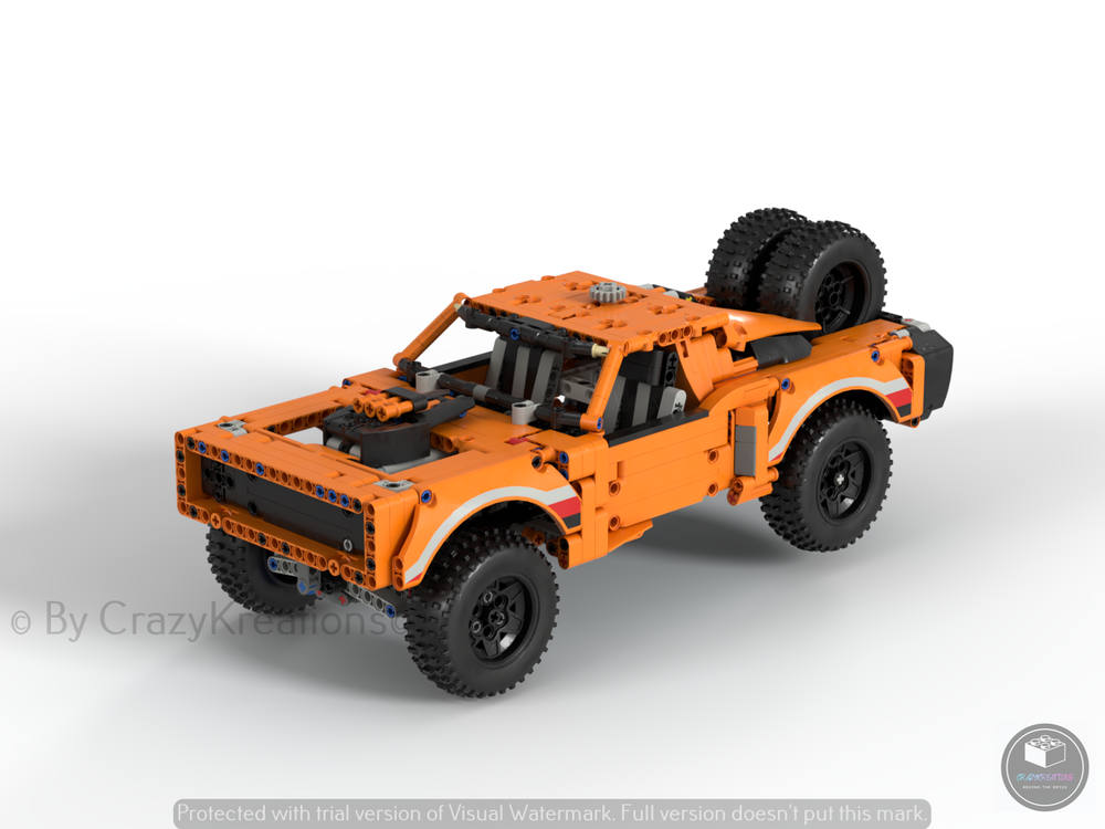 1970 Dodge Lego Technic Auto Dodge Charger LEGO MOC 42126 1970