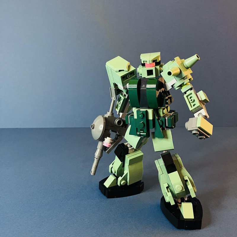 LEGO MOC-153391 SF-010 Zaku II (Green) by TheLegoGuy31 | Rebrickable ...