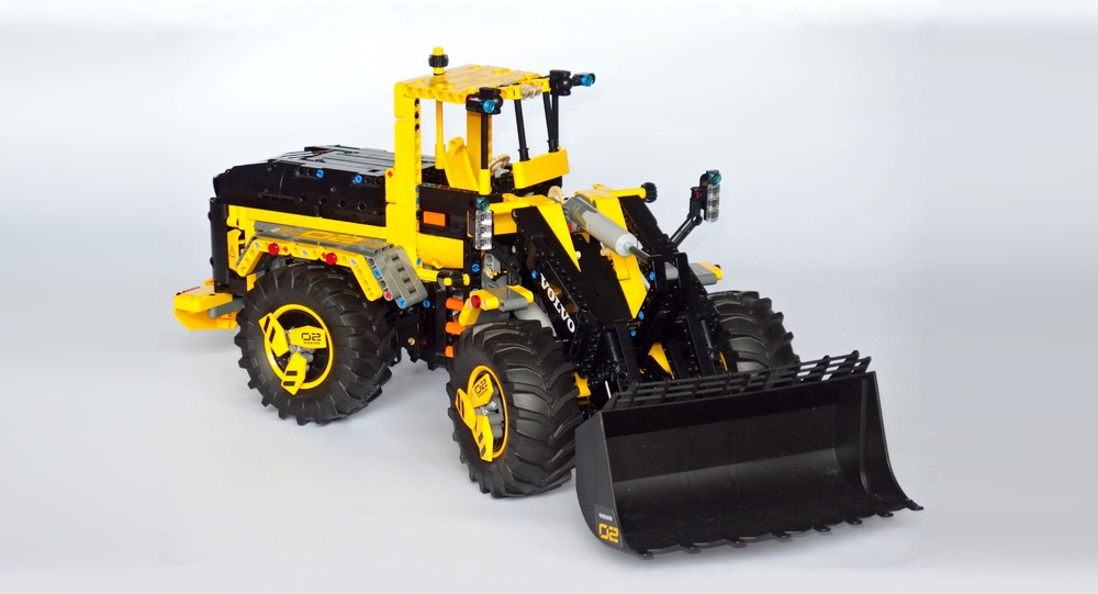 kollision Paradoks Mince LEGO MOC Volvo Electric Wheel Loader by Repcovsky | Rebrickable - Build  with LEGO
