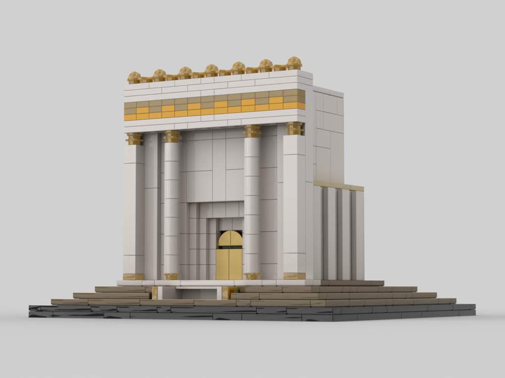 LEGO MOC 1/500 Series: The 2nd Temple (Herod's Temple); Jerusalem ...