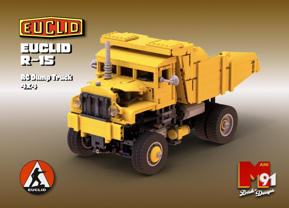 LEGO MOC Euclid R-15 RC Dump Truck by Mani91 | Rebrickable - Build with ...