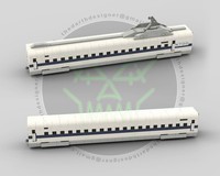 LEGO MOC-153597 Shinkansen N700 | Bullet Train - 1:70 Scale by