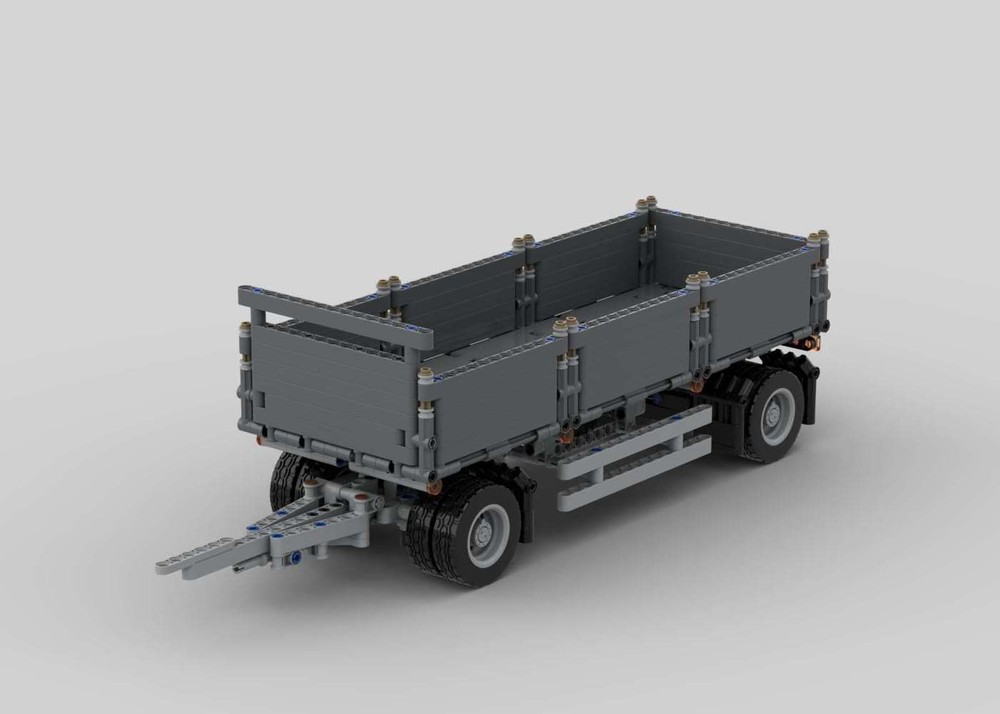 LEGO MOC Flatbed trailer by Bortnick Rebrickable Build with LEGO