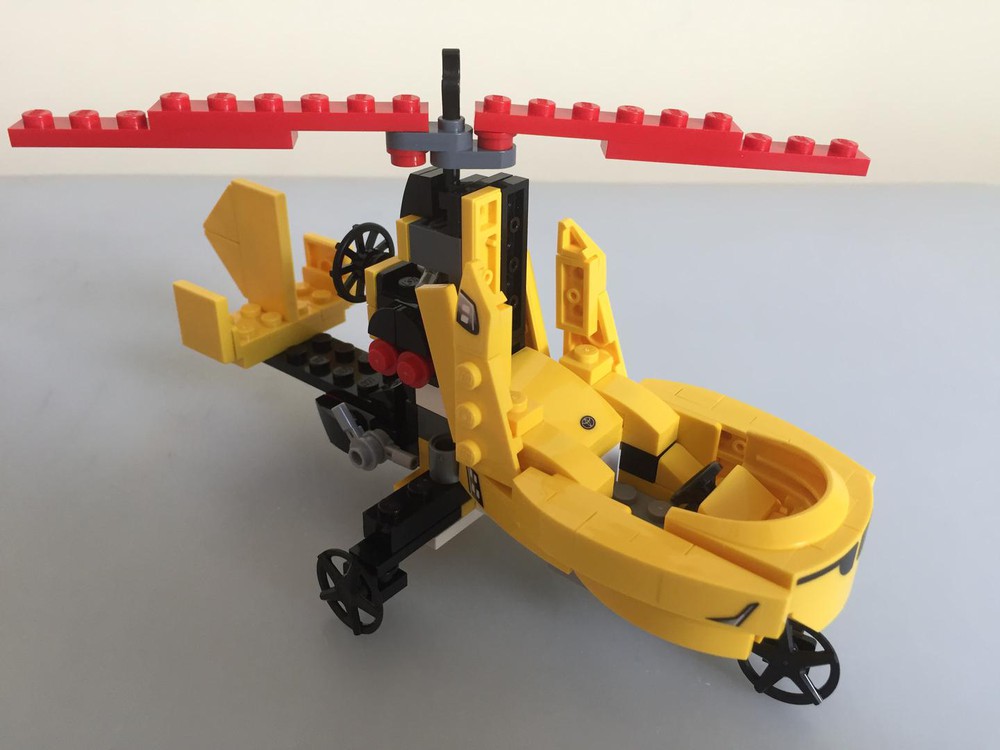 LEGO MOC 76901 - Gyrocopter by nkende | Rebrickable - Build with LEGO