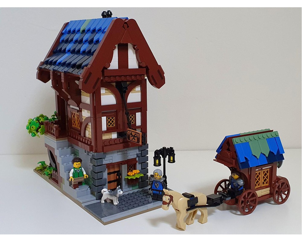 LEGO MOC Medieval Street House by Gr33tje13 | Rebrickable - Build with LEGO