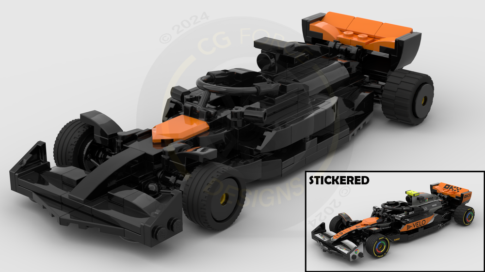 LEGO MOC F1 McLaren MCL60 - Silverstone by CGForceDesigns | Rebrickable ...