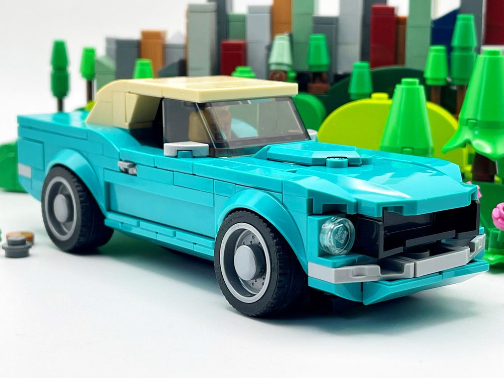 New LEGO Speed Champions 1968 Mustang Fastback Is a Personalized