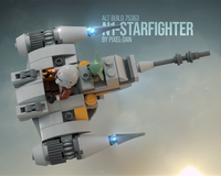 LEGO MOC PiXEL-DANs 75363 N-1 Starfighter alternate build - no