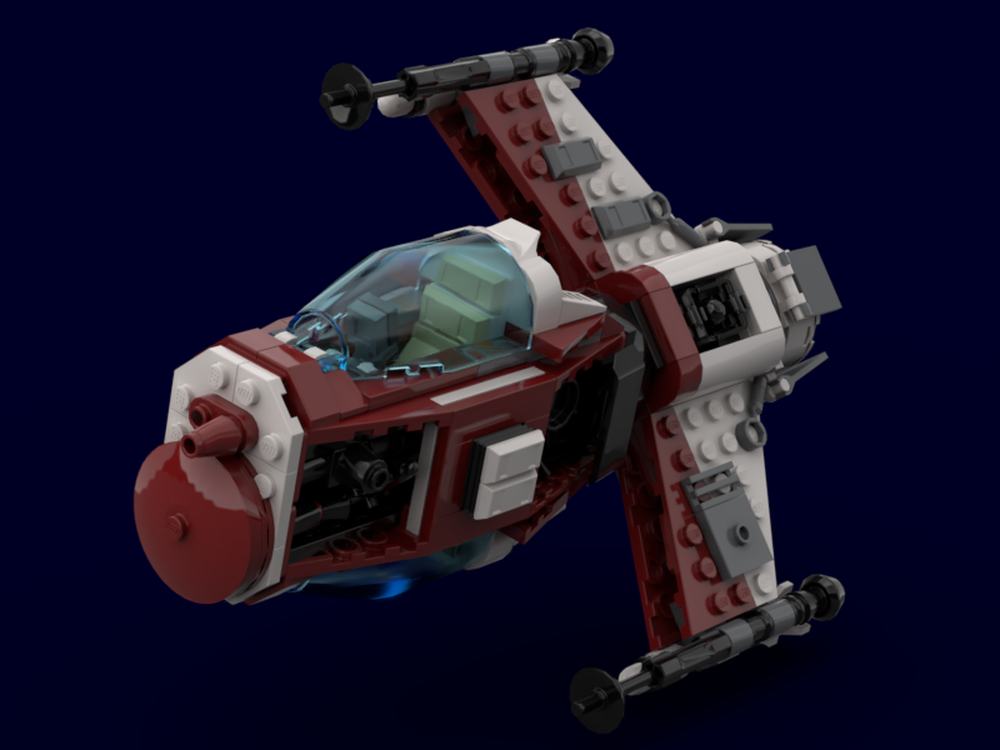 LEGO MOC Starfighter with Rotating Wings by symbioza | Rebrickable ...