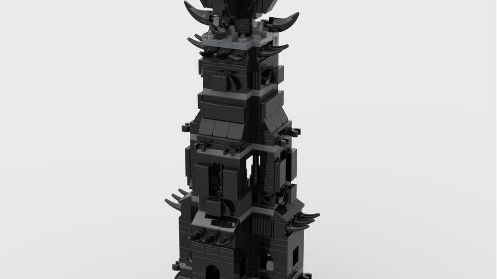 LEGO MOC Mini 10237 Tower of Orthanc by christromans | Rebrickable ...