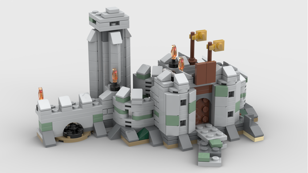 LEGO MOC Mini 9474 Battle of Helm's Deep by christromans