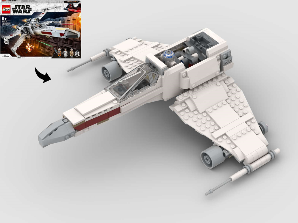 LEGO MOC New Republic E-Wing Starfighter – Alternate Build of 75301 Luke's X  Wing by Wurger Bricks