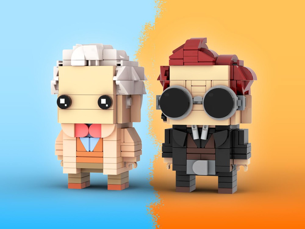 LEGO MOC Good Omens Brickheadz LEGO MOC Good Omens by Eugenio Iacono Rebrickable Build with LEGO