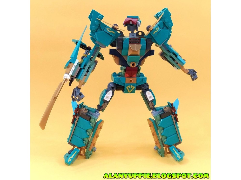 LEGO MOC Transformer Earthspark Megatron from LEGO Ninjago 71746