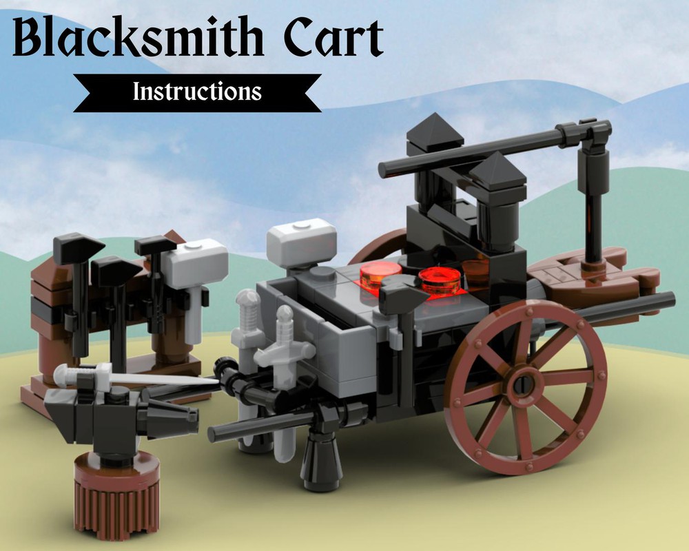 LEGO MOC Blacksmith Cart - Lego Castle Moc by marinbrickdesign ...