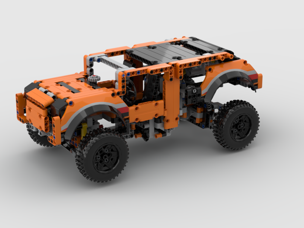 LEGO MOC Ford F150 Raptor b-model, Off road vehicle with gearbox by ...