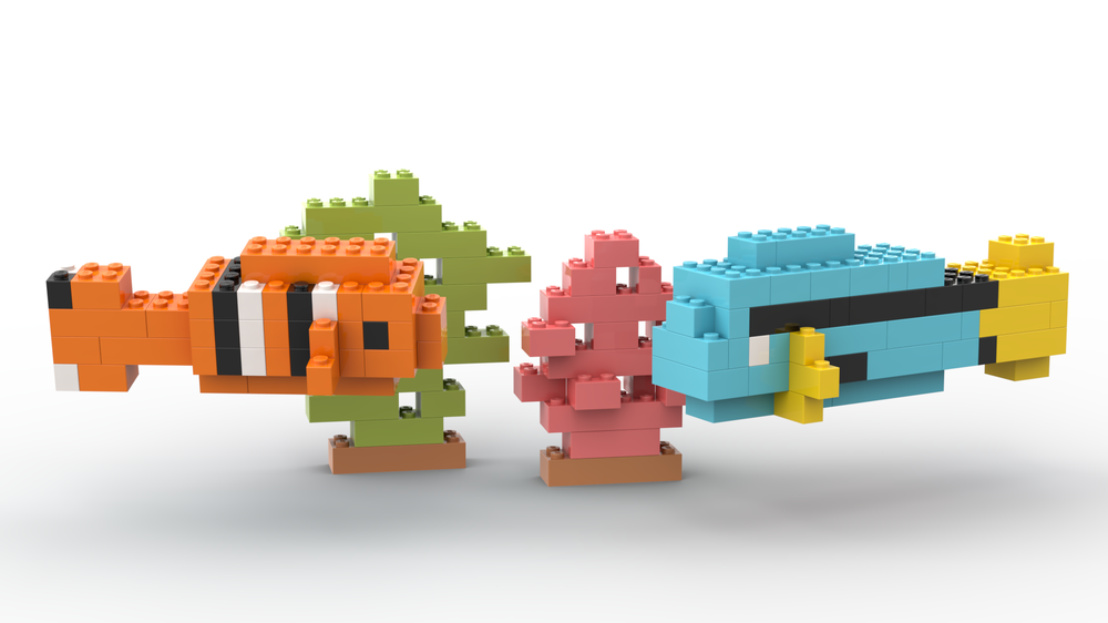 MOC 11030 Finding Nemo by Lenarex Rebrickable Build LEGO