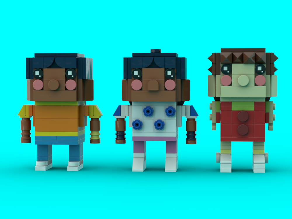 LEGO MOC Horrid Henry Brickheadz Set 2 by Pikminfan67 Rebrickable Build with LEGO