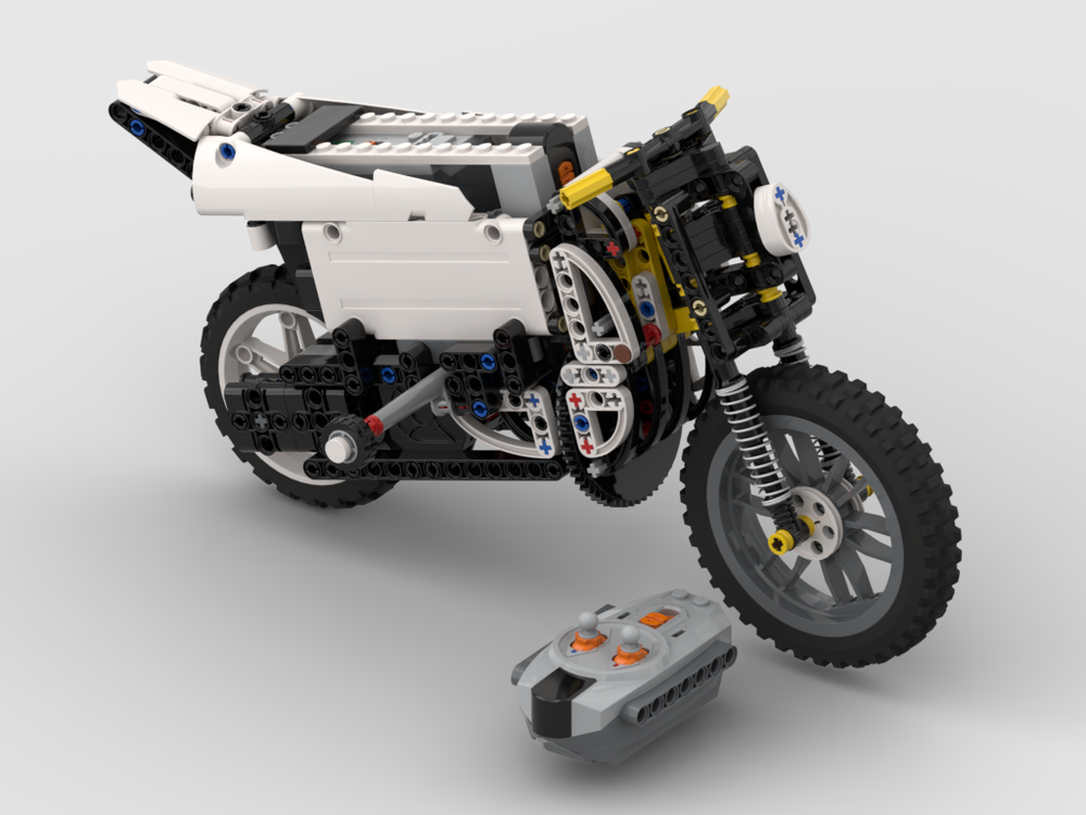 LEGO MOC RC Motorcycle by BrickBiker
