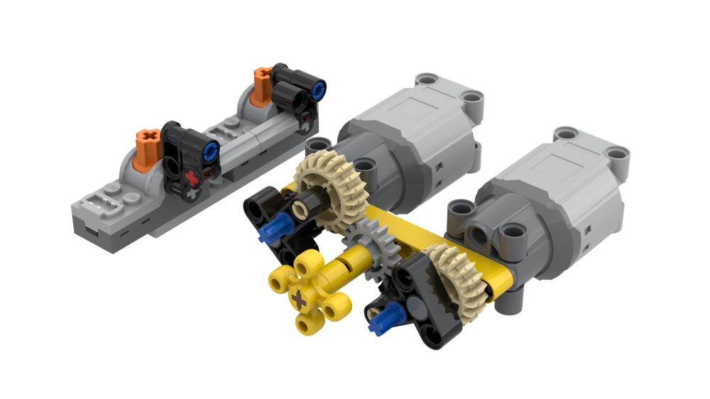 LEGO MOC Power Function Switches Gearbox by 2in1 | Rebrickable - Build ...