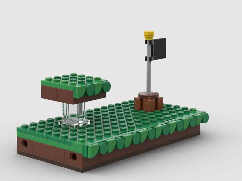 LEGO MOC Super Mario Flag Pole by Jimybricks | Rebrickable - Build with ...