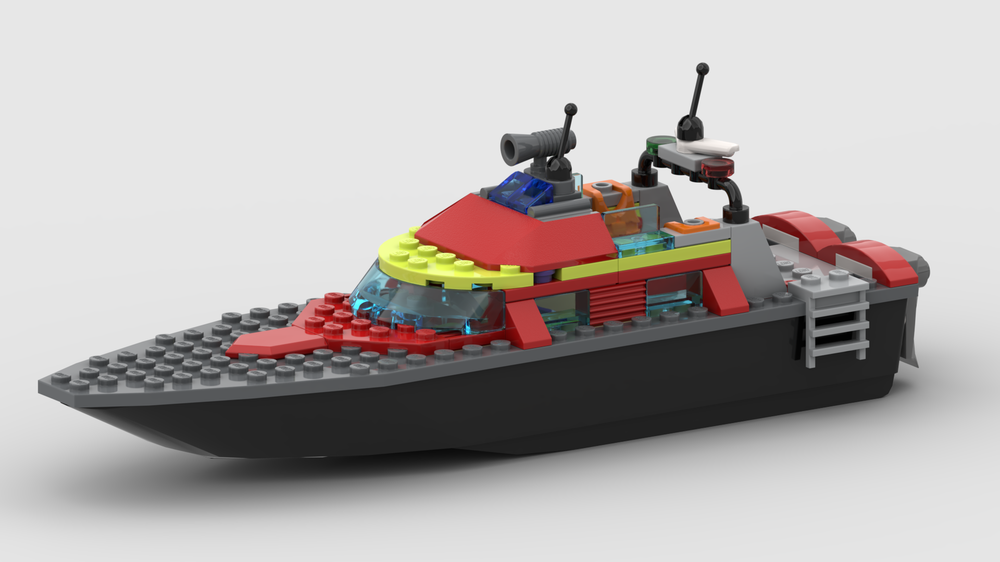 City Fast Fire Rescue Boat