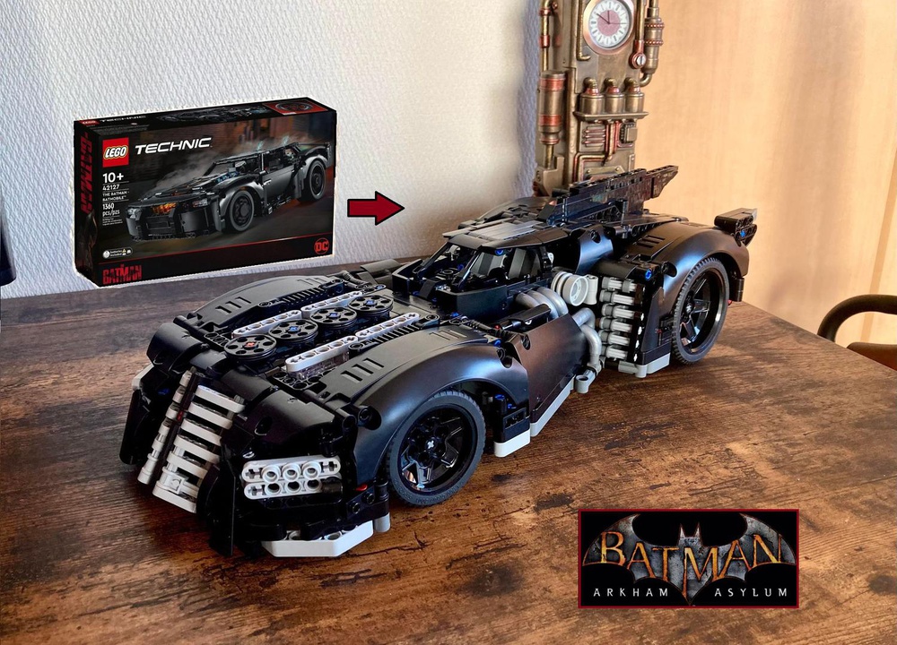 LEGO MOC Arkham Asylum Batmobile by CreationCaravan (Brad Barber