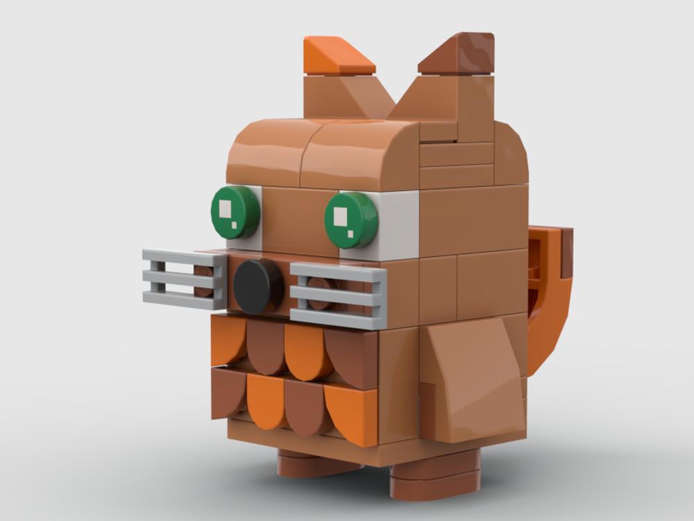 Lego Moc Orange Cat By Bloooop 