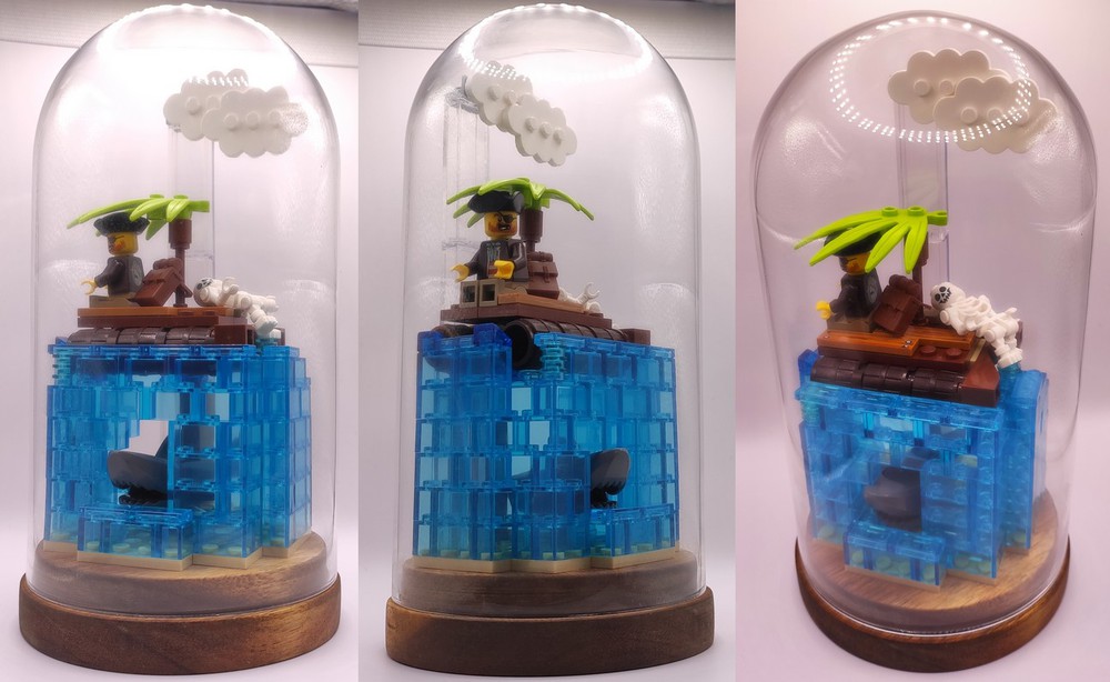 LEGO MOC Raft under Glass Dome by TonyAlmeida | Rebrickable - Build ...