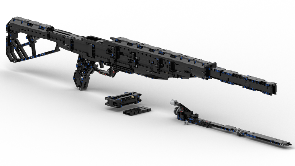 LEGO MOC Lego technic sniper rifle by RomAuLait | Rebrickable - Build ...