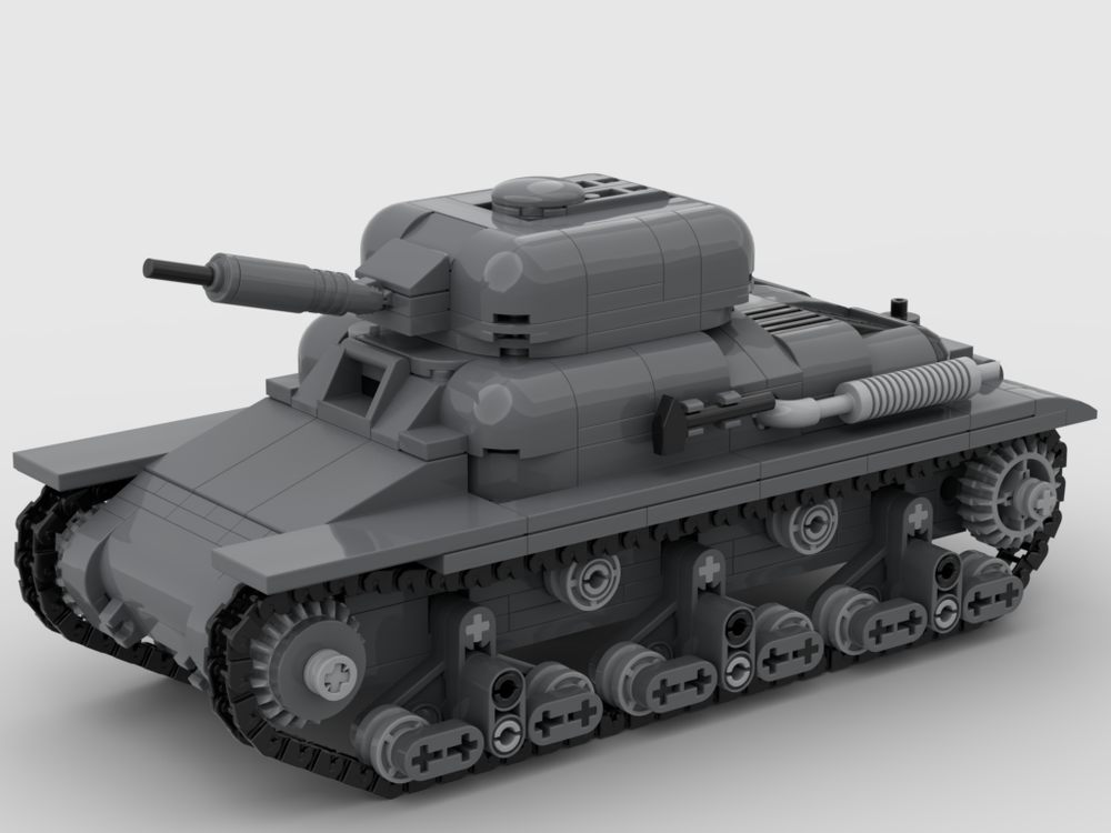 LEGO MOC-154683 Hotchkiss H39 by etphhm | Rebrickable - Build with LEGO