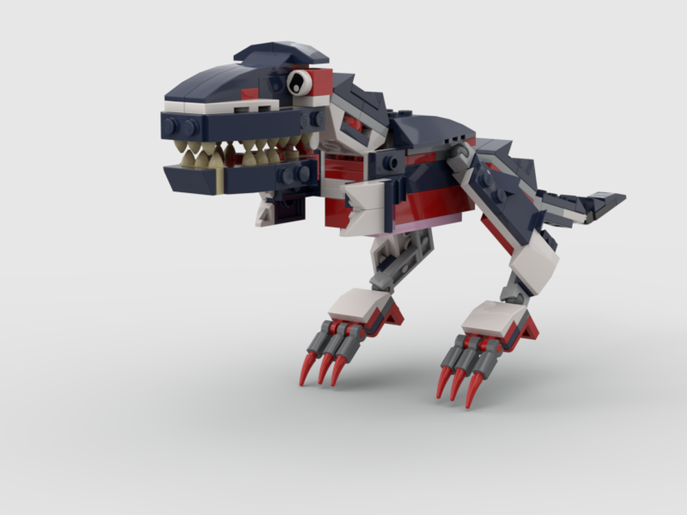 LEGO MOC 31088 b-model 31058 T-Rex by Jimybricks | Rebrickable - Build ...