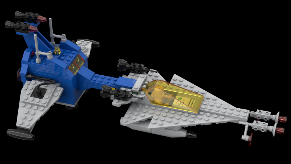 LEGO MOC Classic Space Reimagined: FX Star Patroller 6931 by watson ...