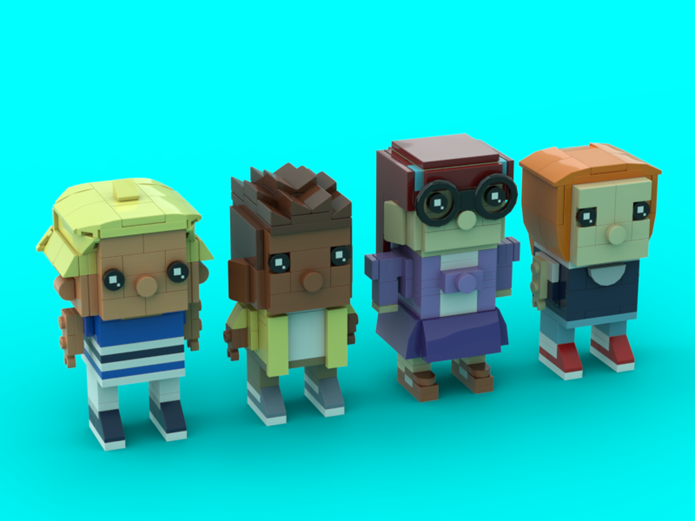 LEGO MOC The Weekenders Brickheadz by Pikminfan67 | Rebrickable - Build ...