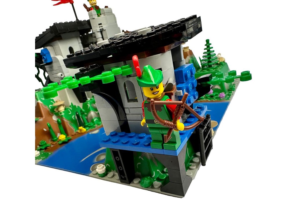 LEGO MOC-154752 Forestmen Rope Escape Hideout | Zipline over Canyon ...