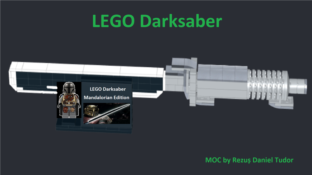 LEGO MOC Mandalorian Darksaber by rezusdaniel | Rebrickable - Build ...