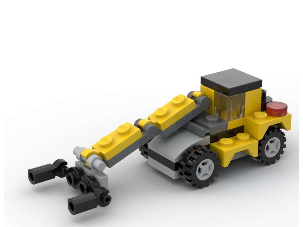 LEGO MOC-154843 11965 Telehandler by PeterSzabo | Rebrickable - Build ...