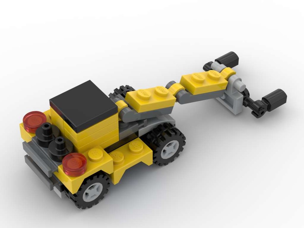 LEGO MOC-154843 11965 Telehandler by PeterSzabo | Rebrickable - Build ...
