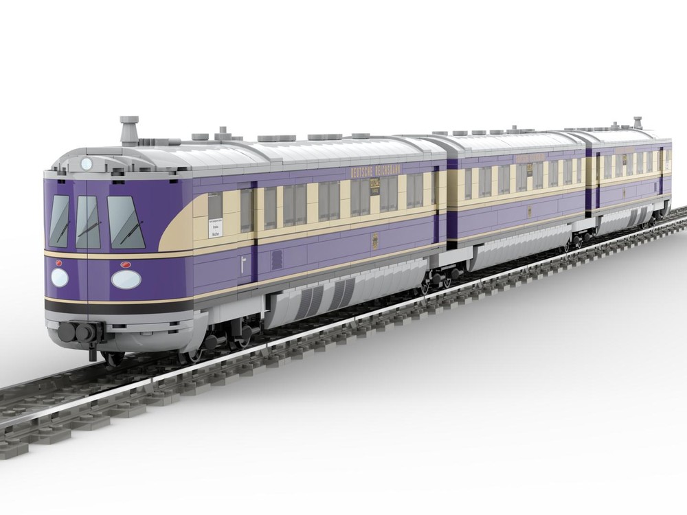 LEGO MOC SVT 137 234 High Speed Train by langemat | Rebrickable