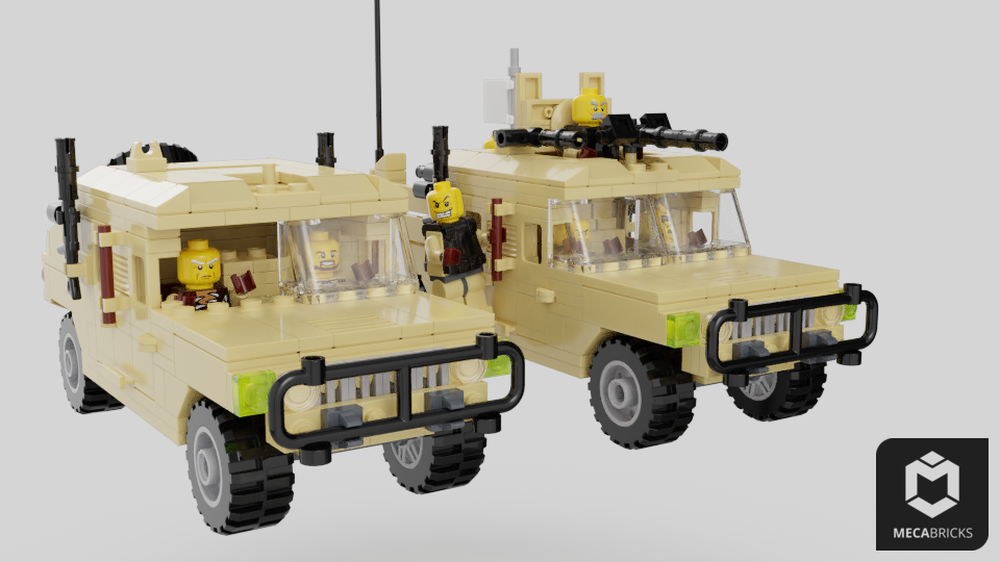 pædagog Takke Kompatibel med LEGO MOC Hummer Military Vehicles by BrickFab Creations | Rebrickable -  Build with LEGO