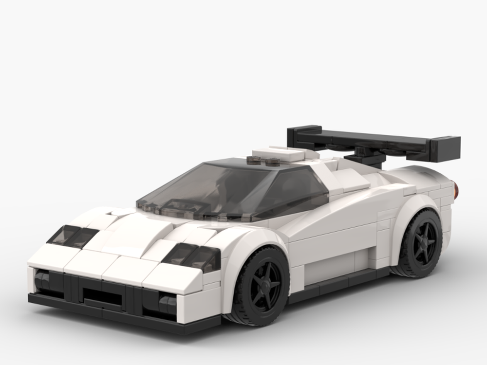 Lego Moc 1999 Lamborghini Diablo Gtr By Kinetickit 