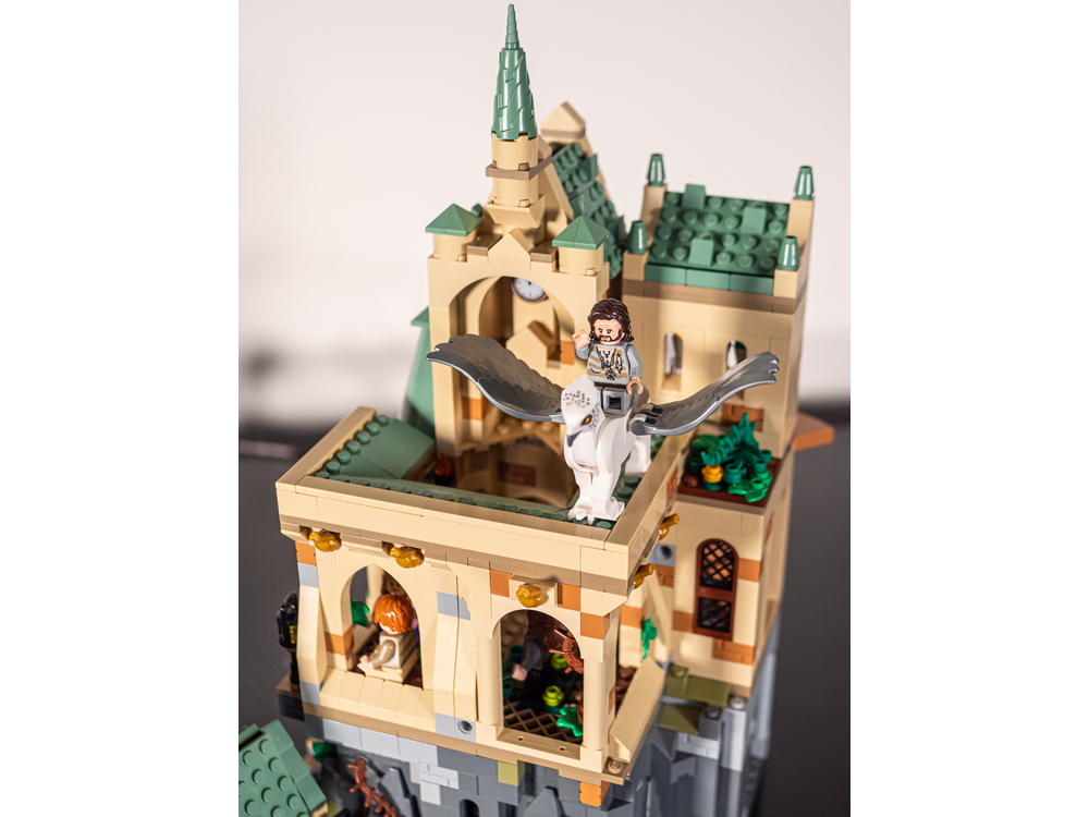 LEGO MOC HP Modular Great Hall Entrance and Courtyard by Gobsmack Rebrickable Build with LEGO