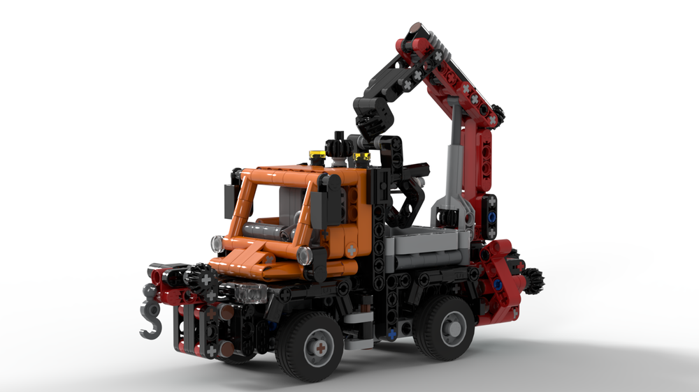 LEGO Mini 8110 Mercedes Unimog U400 by TechnicMOCer | Rebrickable - Build with LEGO