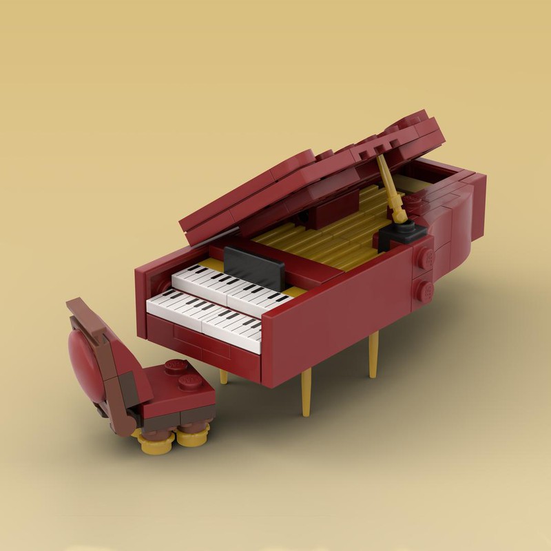 LEGO MOC Harpsichord by brisolla | Rebrickable - Build with LEGO