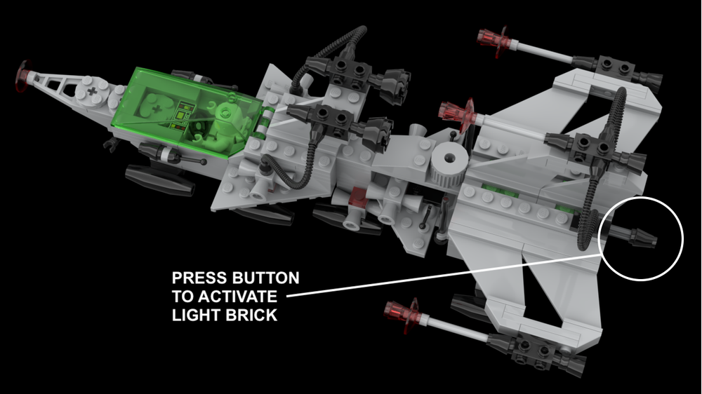 LEGO MOC-155135 Classic Space Reimagined: XT Light Starship 6780 by ...