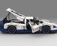 LEGO MOC-155137 Maserati MC12 (1:8) White by Artemy Zotov