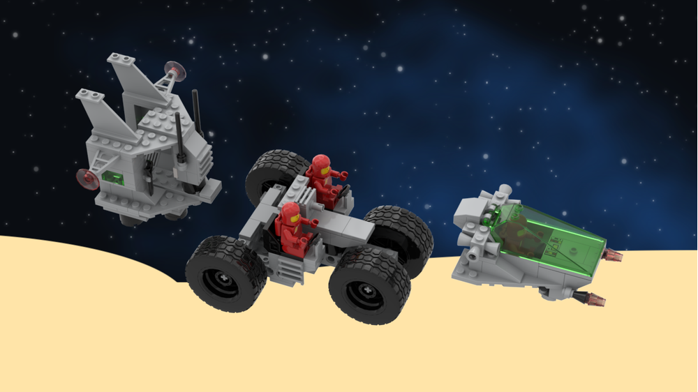 LEGO MOC-155205 Classic Space Reimagined: Mobile Recovery Vehicle 6926 ...