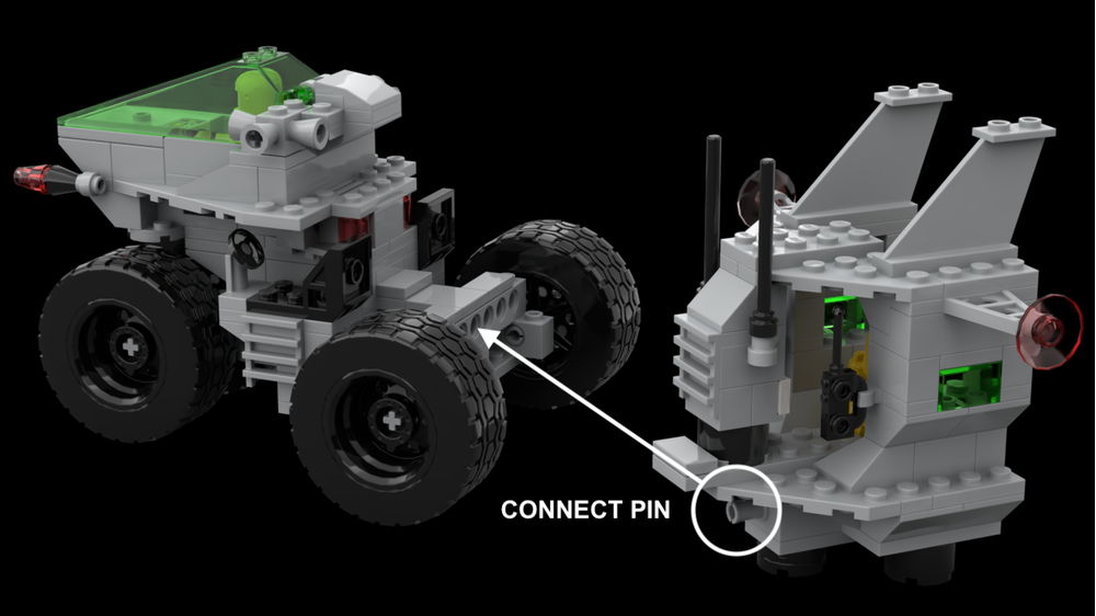 LEGO MOC-155205 Classic Space Reimagined: Mobile Recovery Vehicle 6926 ...