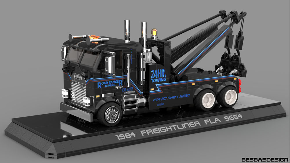 LEGO MOC 1984 Freightliner FLA 9664 from Terminator 2 by besbasdesign ...